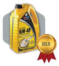 Klenz RS-500 15W-40 engine oil bottle — Gold award
