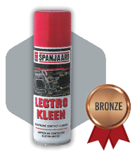 Spanjaard Lectrokleen 350ml aerosol can — Bronze award
