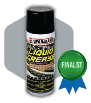 Spanjaard Liquid Grease aerosol can — Finalist award