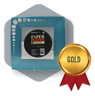 Woolworths paper plates pack — Gold award