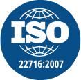 ISO 22716:2007 certified