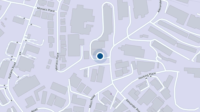 Map showing SA Label Printers on Alexander Road, Westmead, Pinetown