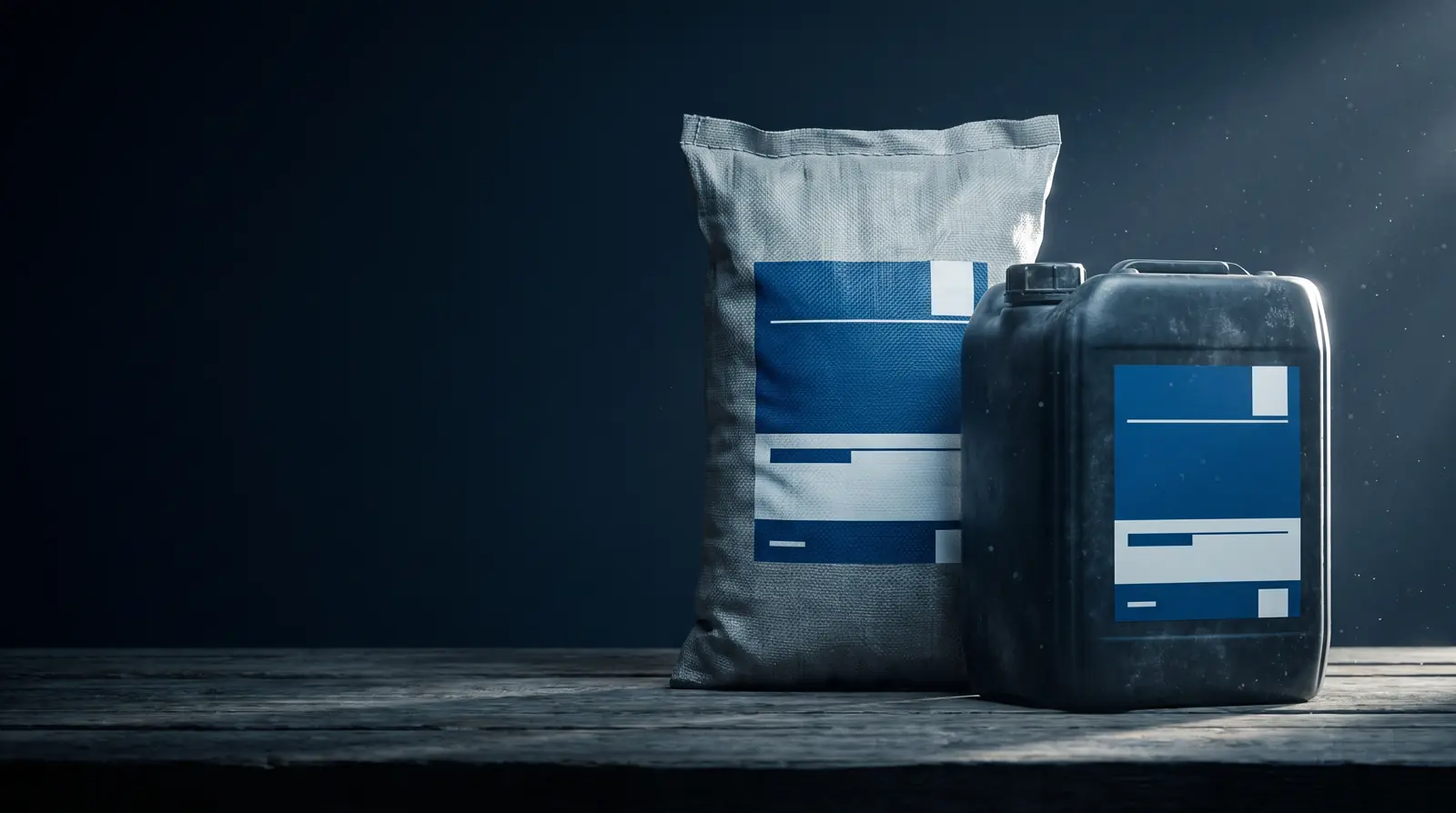 A feed sack and agrochemical jerrycan carrying durable film labels
